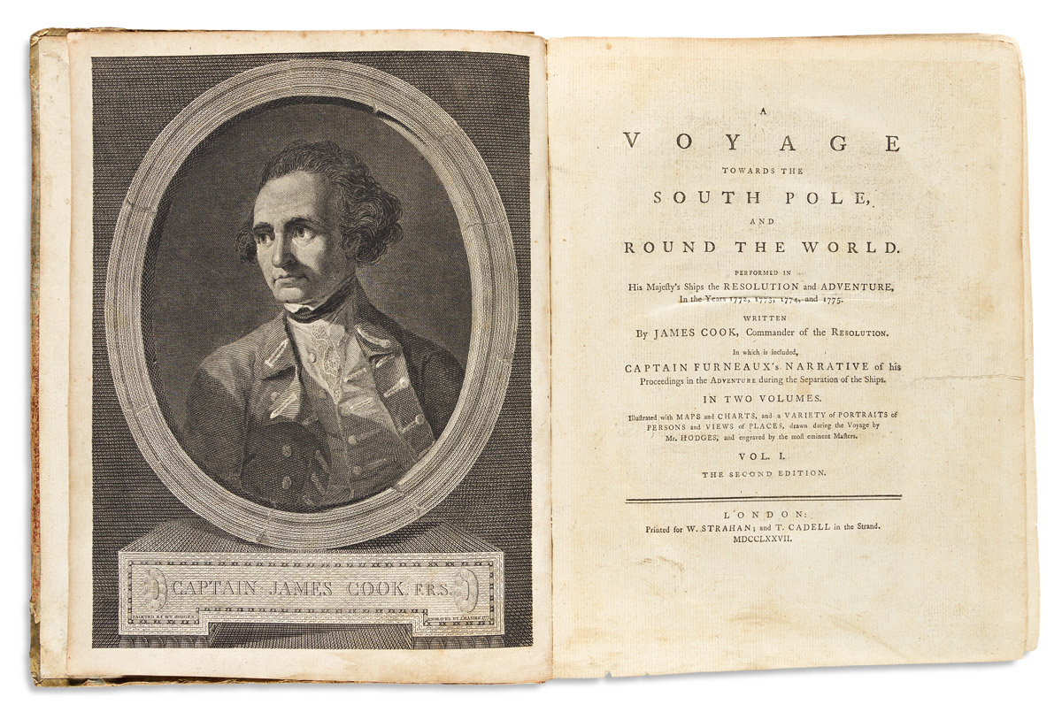 Cook, James (1728-1779) A Voyage towards the South Pole and Round the World.